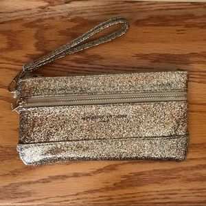 Sparkly Gold Wristlet
